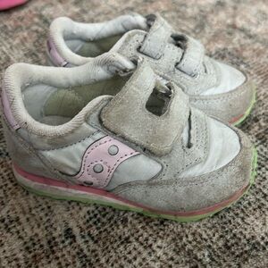 Saucony Jazz Hook & Loop Sneaker - US Toddler Size 5 - Gray